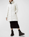 Canada Goose Aurora Hooded 750 Fill Power Down Parka In Nrth Star Wh