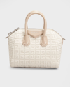 Givenchy Mini Antigona Monogram Top-handle Bag In 257 Natural Beige