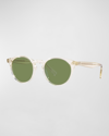 OLIVER PEOPLES ROMARE SUN TRANSPARENT ACETATE SUNGLASSES