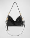 Rebecca Minkoff Mab Zip Leather Crossbody Bag In Black