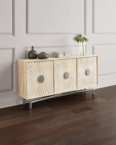 Hooker Furniture Landry Entertainment Console In Beige