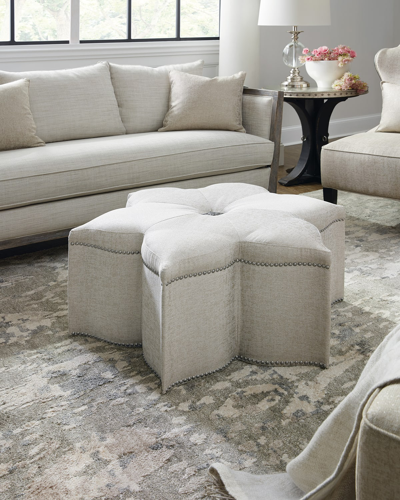 Hooker Furniture Star Of The Show Ottoman In Beige