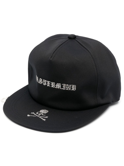 Mastermind Japan Swarovski Crystal-embellished Cap In Black