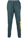 Dsquared2 Logo-print Cotton Track Pants In Green
