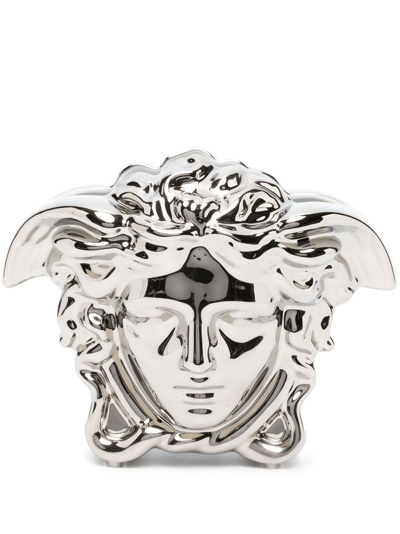 Versace Silver Medusa Head Vase