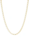 Kendra Scott Merrick Chain Collar Necklace, 18-21 In Gold Metal