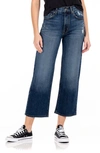 MODERN AMERICAN SAVANNAH HIGH WAIST CROP WIDE LEG JEANS