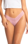 Hanky Panky Eco Rx Low Rise Thong With $6 Credit In Multicolor