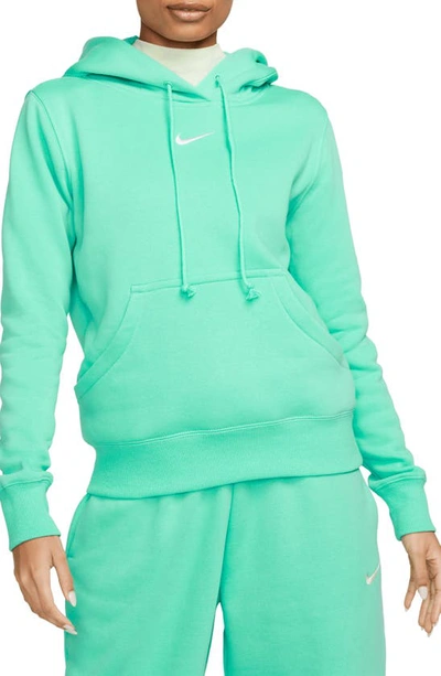 Nike Women's  Sportswear Phoenix Fleece Oversized Pullover Hoodie In Light Menta/sail