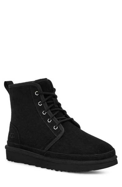Ugg Neumel Suede High-top Chukka Boots In Black