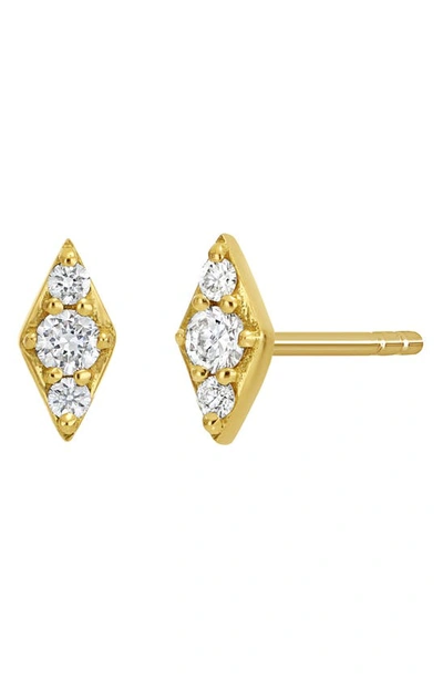 Bony Levy Diamond Stud Earrings In 18k Yellow Gold