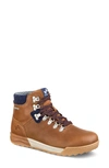 Forsake Patch Waterproof Mid Hiking Boot In Brown/ Navy