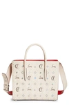 Christian Louboutin Medium Paloma Studded Leather Satchel In Leche/ Multi