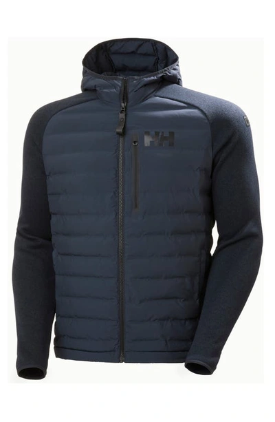 Helly Hansen Arctic Ocean Hybrid Insulated Jacket In Navy