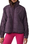 Free People Fp Movement Pippa Packable Puffer Jacket In Black Berry