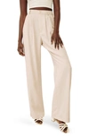 Reformation Mason Wide Leg Pants In White