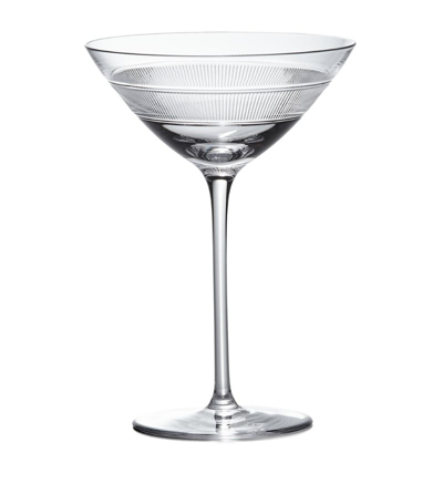Ralph Lauren Langley Martini Glass In Clear