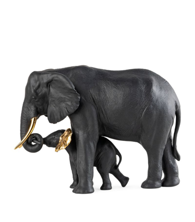 Lladrò Exclusive, Limited Edition Leading The Way Elephant Sculpture In Multi