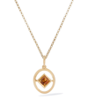 ANNOUSHKA YELLOW GOLD AND CITRINE BIRTHSTONE NECKLACE