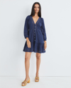 Veronica Beard Daeja Lace Dress In Navy