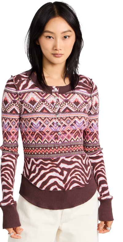 Fp Movement By Free People Rally Printed Layer Top