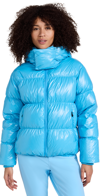 Perfect Moment January Padded Jacket In Sky-blue-cire