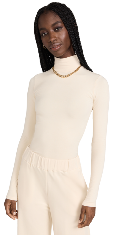 Sprwmn Long Sleeve Top In Ecru