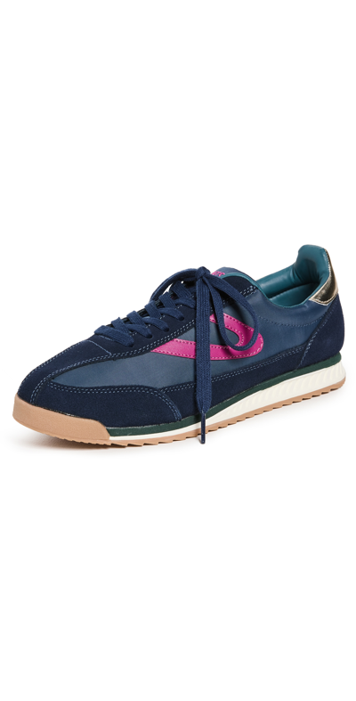 Tretorn Rawlins 2.0 Trainers In Navy Pink