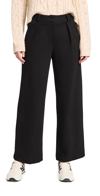 VELVET LEONA TROUSERS BLACK