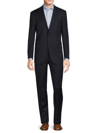 Hart Schaffner Marx New York Classic Fit Solid Stretch Wool Suit In Navy