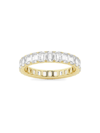 Saks Fifth Avenue Women's Build Your Own Collection 14k Yellow Gold & Natural Emerald Cut Diamond Eternity Band In 3 Tcw Yellow Gold