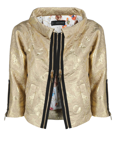 Pre-owned Dsquared2 Jackets In Gold