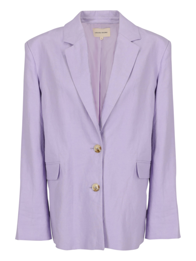 Pre-owned Loulou Studio Jackets In Purple