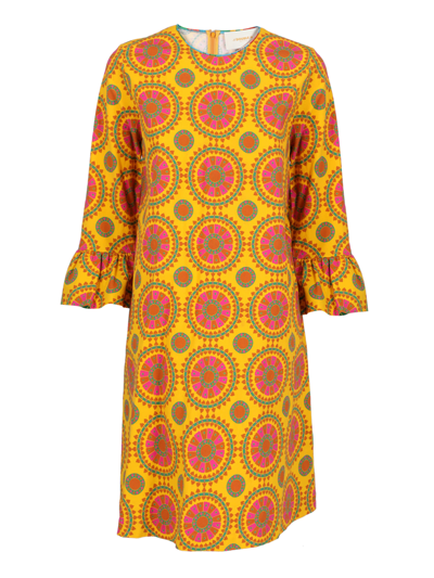 Pre-owned La Doublej Women's Dresses -  - In Multicolor, Orange Cotton