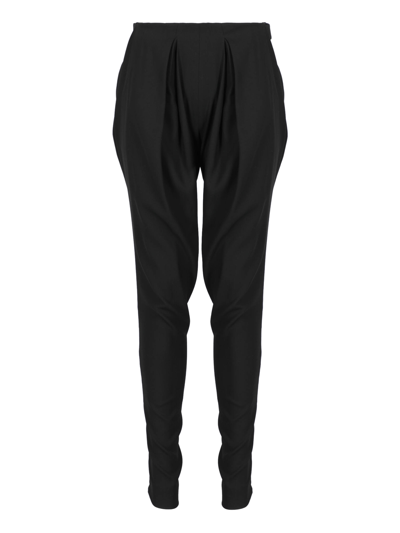 Pre-owned Balenciaga Women's Trousers -  - In Black Wool