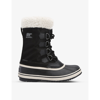 Sorel Winter Carnival Waterproof Boot In Blk/white