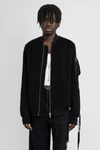 Ann Demeulemeester Bomber In Black Cotton In Black
