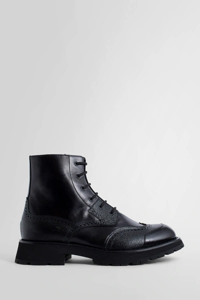 Alexander Mcqueen Man Black Boots