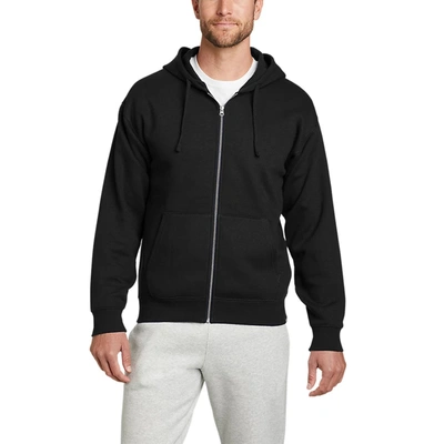 Eddie Bauer Men's Cascade Creek Full-zip Hooded Sweatshirt In Black
