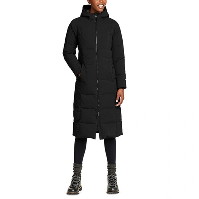 Eddie Bauer Women's Essential Down Duffle Coat In Black