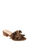 JOURNEE JOURNEE COLLECTION SABICA RUFFLE SLIDE SANDAL