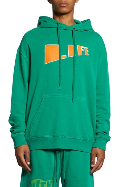 Ksubi Oversize Life Biggie Graphic Hoodie In Green