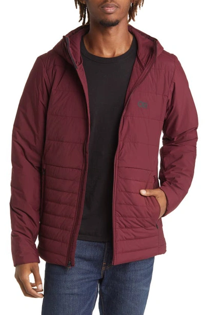 Outdoor Research Shadow Quilted Hooded Jacket In Kalamata