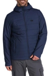 Outdoor Research Shadow Quilted Hooded Jacket In Naval Blue