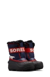 Sorel Kids' Snow Commander Insulated Waterproof Boot In Nocturnal