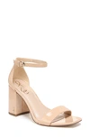 Sam Edelman Daniella Ankle Strap Sandal In Beige Blush Patent