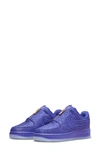 Nike Air Force 1 X Serena Williams Design Crew Shoes In Lapis/ Lapis/ Metallic Gold