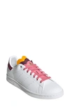 Adidas Originals Primegreen Stan Smith Sneaker In White/ Rose/ Gold
