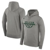 NIKE NIKE GRAY MICHIGAN STATE SPARTANS BASKETBALL DROP CIRCUIT PERFORMANCE PULLOVER HOODIE