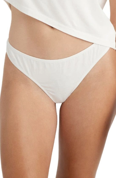 Kent 2-pack Compostable Organic Cotton Thongs In White